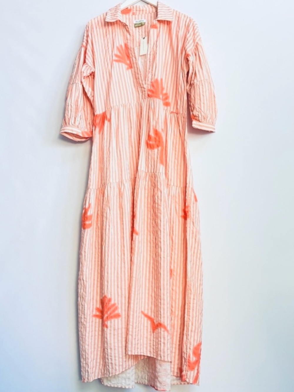 The Carolita Printed Tiered Shirt Dress by Celandine: Daniella Manini Edition - Picture 13 of 14